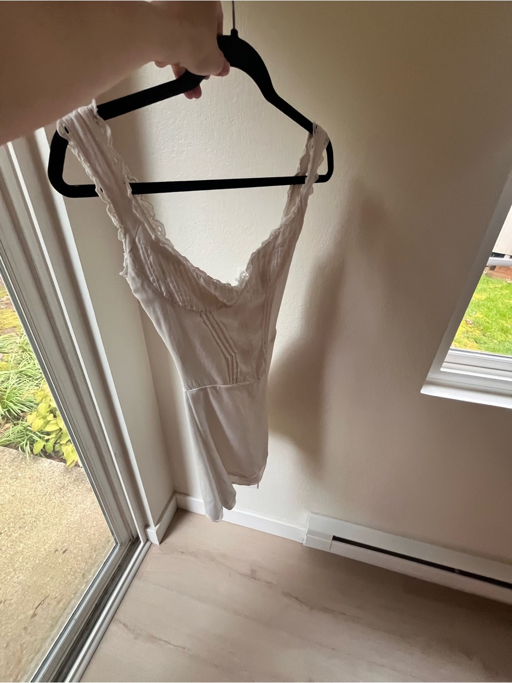 House of CB White Lace-Trim Camisole Dress - Picture 10 of 10